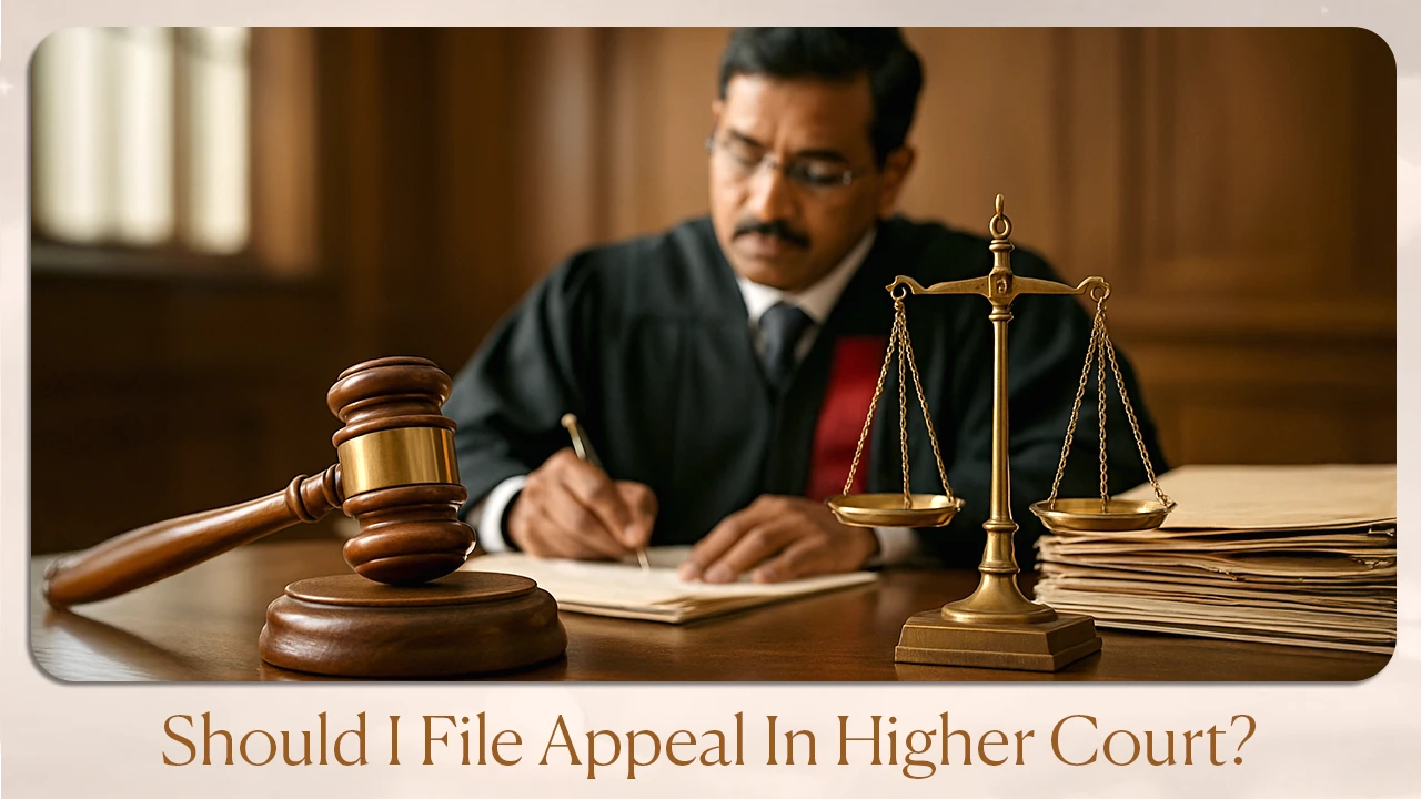 Should I file appeal in higher court